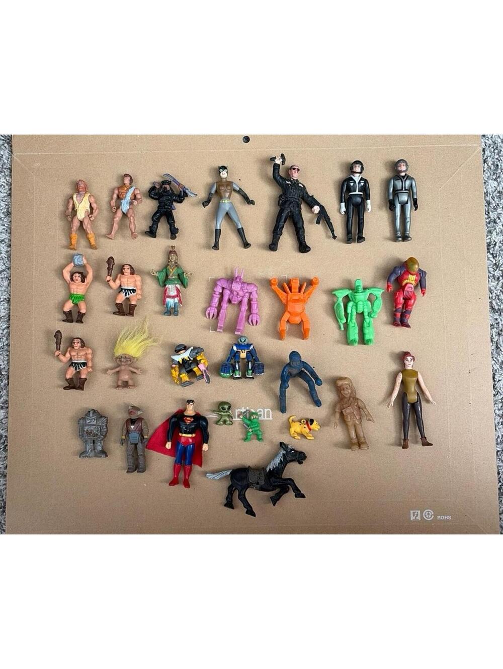 Vintage 80’s  90’s toys lot - actions figures dc Disney vintage toys